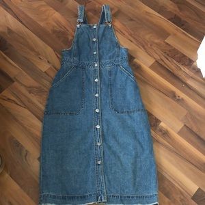 H&M Denim Overall Dress